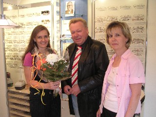 Blumen vom Bürgermeister