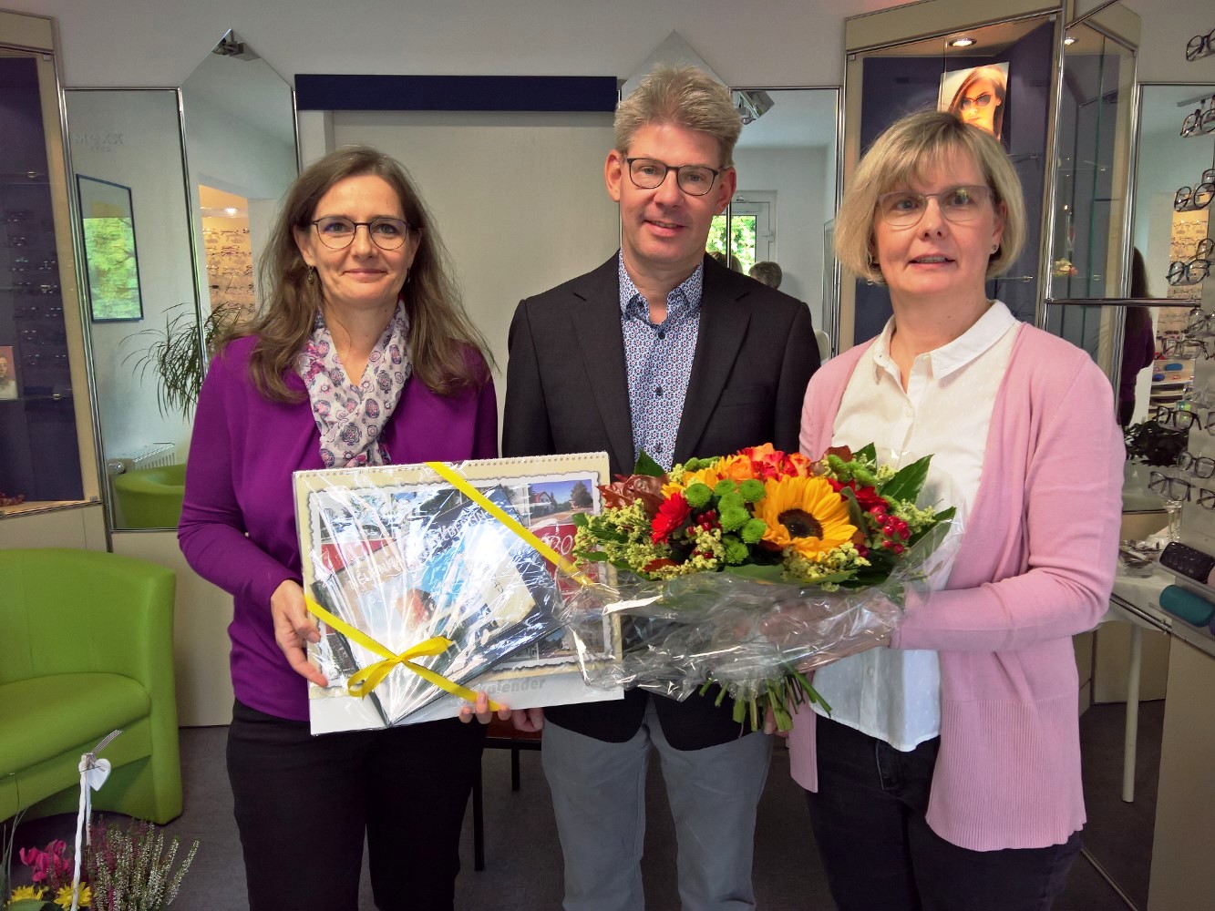 Blumen vom Bürgermeister